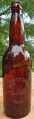 MOEHN BREWING COMPANY EMBOSSED BEER BOTTLE