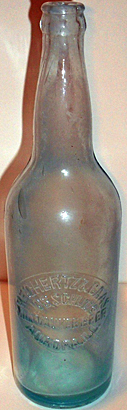 JOSEPH SCHLITZ'S MILWAUKEE BEER EMBOSSED BEER BOTTLE