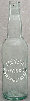 MEYER BREWING COMPANY EMBOSSED BEER BOTTLE