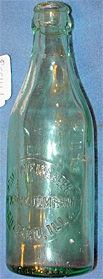 HOME WEISS BEER BREWERY COMPANY EMBOSSED BEER BOTTLE