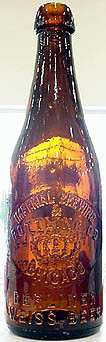 IMPERIAL BREWING & BOTTLING COMPANY EMBOSSED BEER BOTTLE