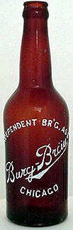 INDEPENDENT BREWING ASSOCIATION EMBOSSED BEER BOTTLE