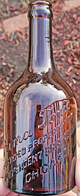 INDEPENDENT BREWING ASSOCIATION EMBOSSED BEER BOTTLE