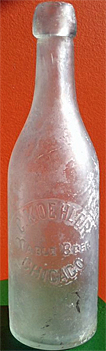 C. KOEHLER TABLE BEER EMBOSSED BEER BOTTLE