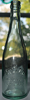 MULLEN BREWING COMPANY EMBOSSED BEER BOTTLE