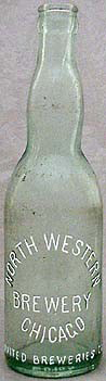 UNITED BREWERIES COMPANY EMBOSSED BEER BOTTLE