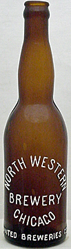 UNITED BREWERIES COMPANY EMBOSSED BEER BOTTLE