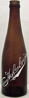 SCHOENHOFEN BREWING COMPANY EMBOSSED BEER BOTTLE