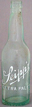 THE CONRAD SEIPP BREWING COMPANY EMBOSSED BEER BOTTLE