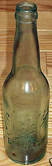 THE CONRAD SEIPP BREWING COMPANY EMBOSSED BEER BOTTLE