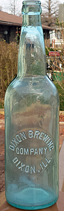 DIXON BREWING COMPANY EMBOSSED BEER BOTTLE