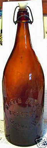 MARTIN BLUM'S BREWERY EMBOSSED BEER BOTTLE