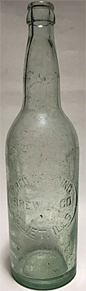 FRED SEHRING BREWING COMPANY EMBOSSED BEER BOTTLE