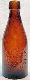 JOSEPH SCHAMBERGER BREWER EMBOSSED BEER BOTTLE