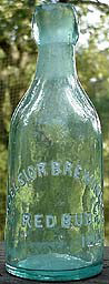 EXCELSIOR BREWING COMPANY EMBOSSED BEER BOTTLE