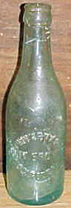 ROCKFORD BREWING COMPANY EMBOSSED BEER BOTTLE