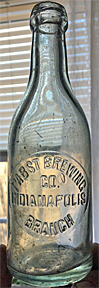 PABST BREWING COMPANY EMBOSSED BEER BOTTLE