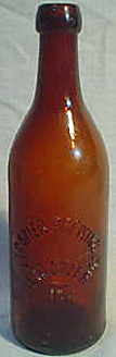 THE LIGONIER BREWING COMPANY EMBOSSED BEER BOTTLE