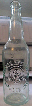 MADISON BREWING COMPANY EMBOSSED BEER BOTTLE