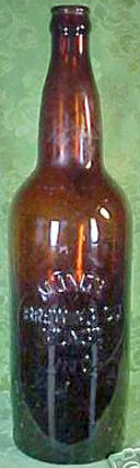 MUNCIE BREWING COMPANY EMBOSSED BEER BOTTLE