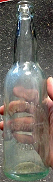 PAUL REISING BREWING COMPANY EMBOSSED BEER BOTTLE