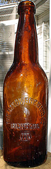 THE MINCK BREWING COMPANY EMBOSSED BEER BOTTLE