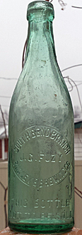 BUCKEYE BREWING COMPANY EMBOSSED BEER BOTTLE