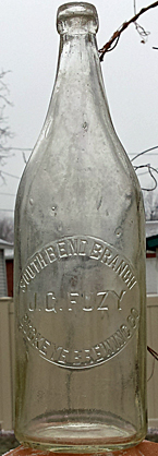 BUCKEYE BREWING COMPANY EMBOSSED BEER BOTTLE