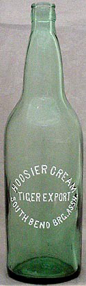 SOUTH BEND BREWING ASSOCIATION EMBOSSED BEER BOTTLE