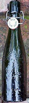 BIRRA PERONI ROMA EMBOSSED BEER BOTTLE