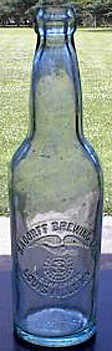 NADORFF BREWING COMPANY EMBOSSED BEER BOTTLE