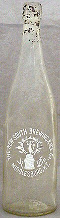 THE NEW SOUTH BREWING & ICE COMPANY EMBOSSED BEER BOTTLE