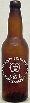 THE NEW SOUTH BREWING & ICE COMPANY EMBOSSED BEER BOTTLE