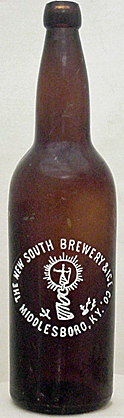 THE NEW SOUTH BREWING & ICE COMPANY EMBOSSED BEER BOTTLE