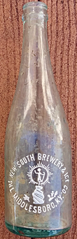 THE NEW SOUTH BREWING & ICE COMPANY EMBOSSED BEER BOTTLE