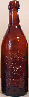 A. BIERWEILER & COMPANY KINGS BOHEMIAN BEER EMBOSSED BEER BOTTLE