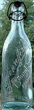 HAFFENREFFER & COMPANY BOYLSTON BREWERY EMBOSSED BEER BOTTLE