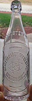 HANLEY & CASEY BREWERY COMPANY EMBOSSED BEER BOTTLE