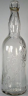 HINCKEL BREWING COMPANY EMBOSSED BEER BOTTLE