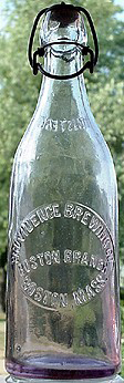 PROVIDENCE BREWING COMPANY EMBOSSED BEER BOTTLE