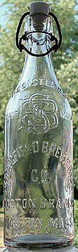 SPRINGFIELD BREWERIES COMPANY EMBOSSED BEER BOTTLE