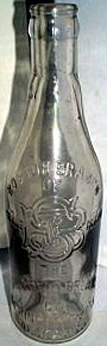 SPRINGFIELD BREWERIES COMPANY EMBOSSED BEER BOTTLE