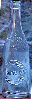 CONSUMERS BREWING COMPANY EMBOSSED BEER BOTTLE