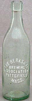 THE BERKSHIRE BREWING ASSOCIATION EMBOSSED BEER BOTTLE