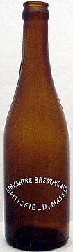 THE BERKSHIRE BREWING ASSOCIATION EMBOSSED BEER BOTTLE