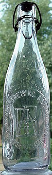 THE BERKSHIRE BREWING ASSOCIATION EMBOSSED BEER BOTTLE