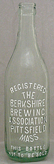 THE BERKSHIRE BREWING ASSOCIATION EMBOSSED BEER BOTTLE