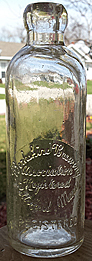 THE BERKSHIRE BREWING ASSOCIATION EMBOSSED BEER BOTTLE