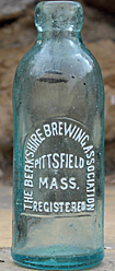 THE BERKSHIRE BREWING ASSOCIATION EMBOSSED BEER BOTTLE