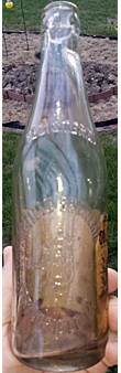 SPRINGFIELD BREWERIES COMPANY EMBOSSED BEER BOTTLE